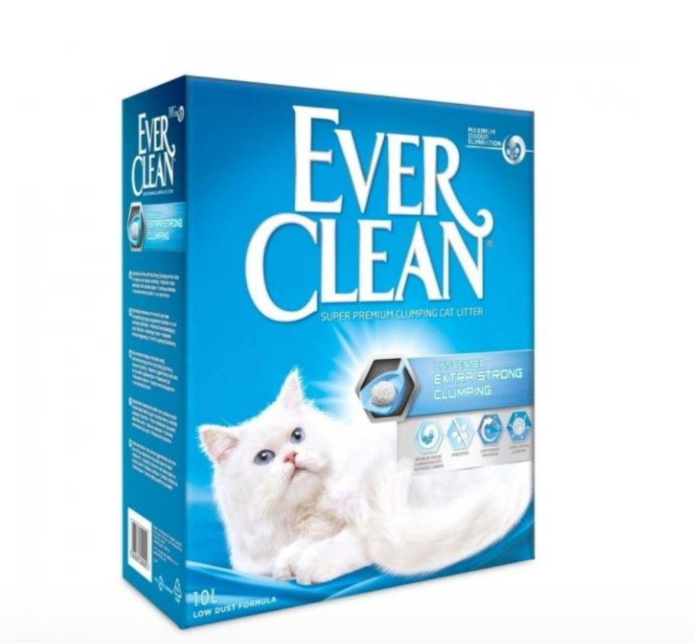 Ever Clean Kattesand Extra Strong Clumping Unscented 10l